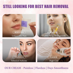 PUILOG sensitive-skin formula designed for delicate facial hair removal.