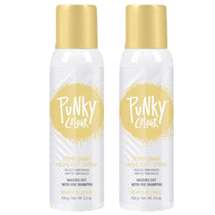 Punky Beach Blonde spray bottle demonstrates temporary color for quick touch-ups.