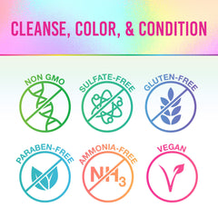 Punky Colour 3-in-1 colored-hair glow after use