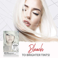 Punky Intrabond 40Vol cream peroxide powers fast, even lift for highlights.