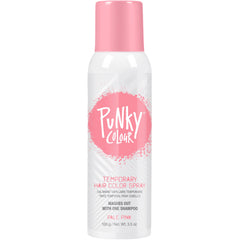 Punky Pale Pink Hair Spray applies instantly for a playful pastel look.