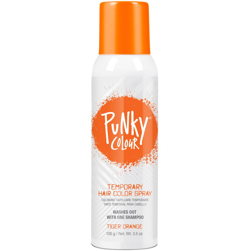 Punky Tiger Orange spray bottle for quick color boost before a night out.