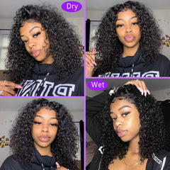 Punmasa 14-inch bob wig density 200 shows fuller volume