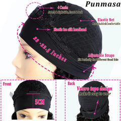 Punmasa headband wig adjustable straps fit all head sizes for personalized comfort.