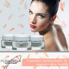 Pura Bella cream on hand demonstrates easy absorption and routine fit