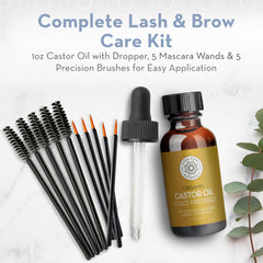 Pure Body Naturals eyelash wand applicator for clean, targeted use.