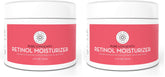 Pure Body Naturals Retinol Moisturizer jar front promoting deep hydration.