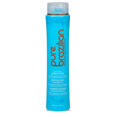 Pure Brazilian Anti-Frizz Daily Conditioner bottle for smooth, frizz-free hair at home