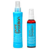 Pure Brazilian Leave-In Conditioner bottle with hydrating, soft hair for all types.