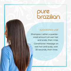 Pure Brazilian deep conditioning masque jar; provides deep hydration and strengthens hair