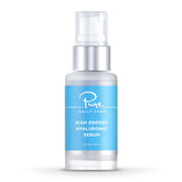 Pure Daily Care High Energy Hyaluronic Serum bottle delivering lasting hydration.