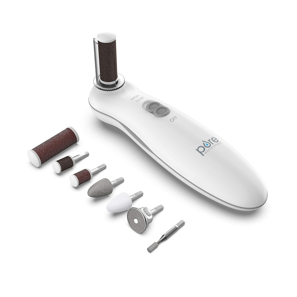 PurePedi Deluxe attachments for salon-grade nail care at home