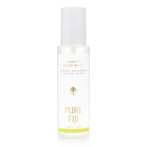 Pure Fiji Hydrating Body Mist bottle pour delivers quick hydration for skin.