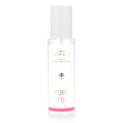PURE FIJI Hydrating Body Mist Guava bottle delivers instant moisture and dewy skin.