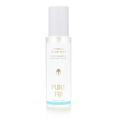 PURE FIJI Hydrating Body Mist bottle shows instant moisture for dewy skin.