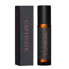 Pure Instinct Captivate roll-on bottle for easy on-the-go fragrance layering.
