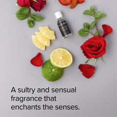 Pure Instinct Velvet dropper bottle ready to add scent to bath or diffuser.