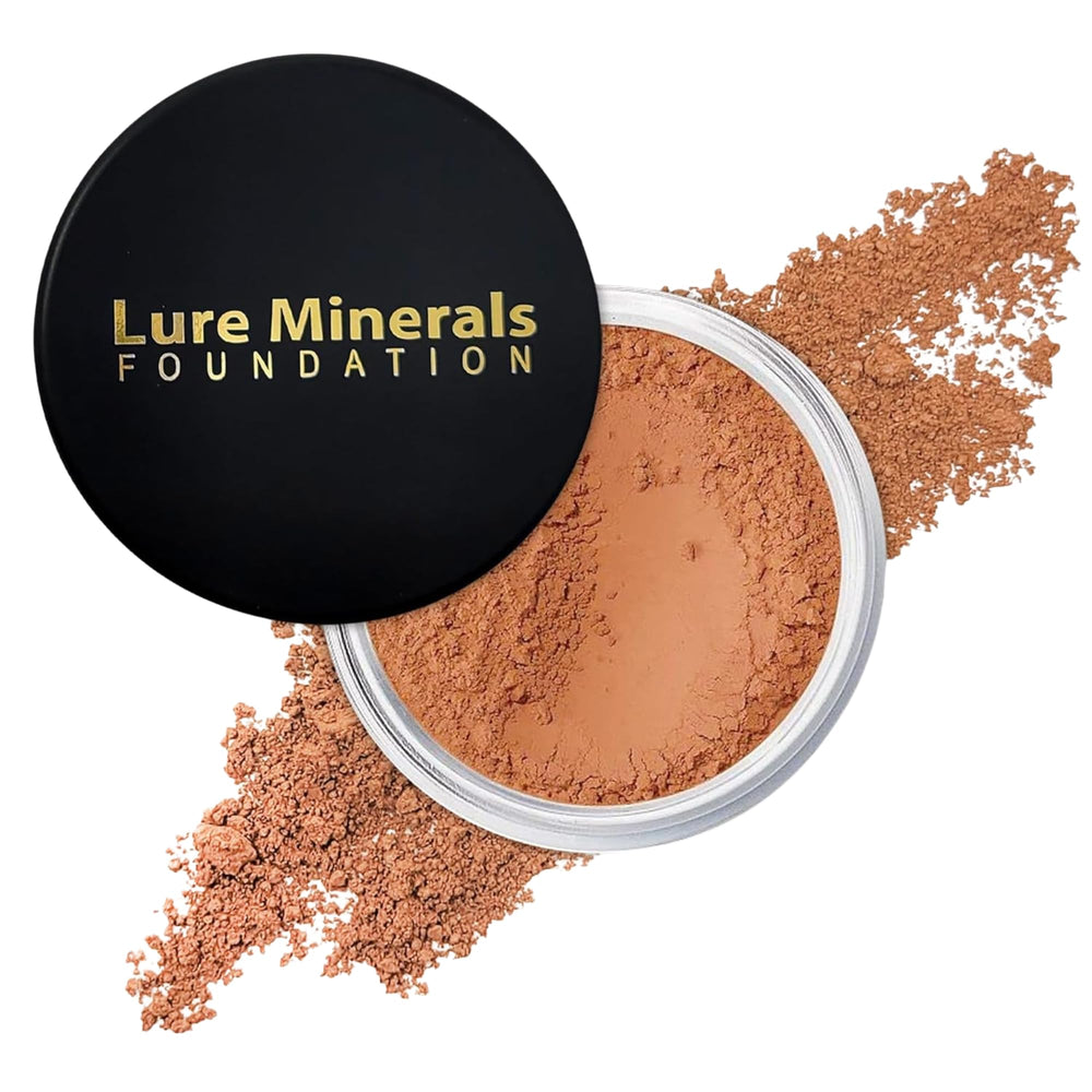 Pure Minerals Lure Minerals Bronze Warmth bronzer jar delivering a sun-kissed glow