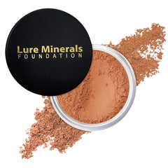 Pure Minerals Lure Minerals Bronze Warmth bronzer jar delivering a sun-kissed glow