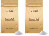 Pure Original Ingredients Epsom Salt bulk bag shown for easy soaking and value