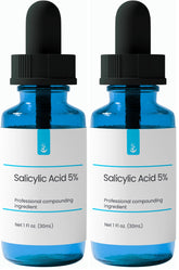 Pure Original Ingredients Salicylic Acid 5% Solution bottle front, ideal for gentle exfoliation