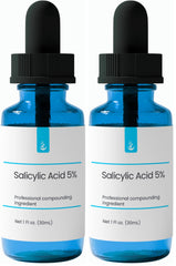 Pure Original Ingredients Salicylic Acid 5% Solution bottle front, ideal for gentle exfoliation