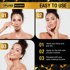 Pure Research Retinol Face Cream with hyaluronic acid for plump, hydrated skin.