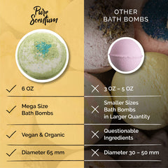 Pure Scentum Bombceutical collagen bath bomb: smooth texture boost with marine collagen for renewed skin