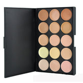 Pure Vie 15 Colors Concealer Palette open swatches show versatile shade range for color correction