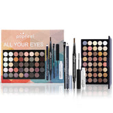 Pure Vie all-in-one makeup kit case with travel-ready arrangement for on-the-go looks