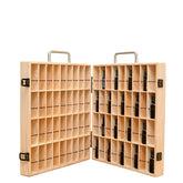 Pure Vie essential oil storage box with durable wooden build for organized bottles