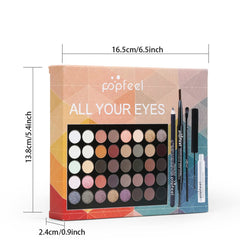 Pure Vie eyeshadow palette with varied shades for day to night looks