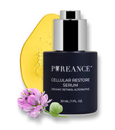 PUREANCE Bakuchiol serum bottle highlights premium packaging for daily anti-aging care