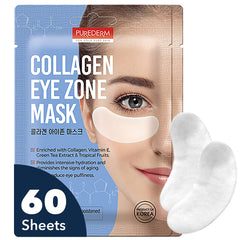 Purederm Deluxe collagen eye mask packaging, sleek and ready for daily eye care.