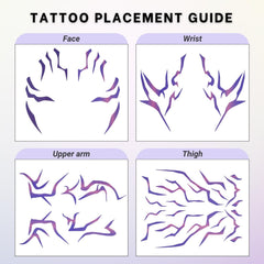 PUREHAIR waterproof tattoo withstands sweat and movement for active events.
