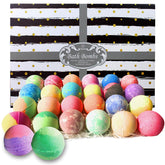 Purelis Bath Bombs Gift Set 24-pack, a luxurious soak for home spa rituals.