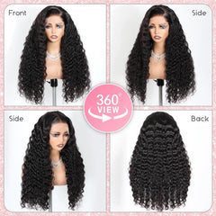 PureMiss 26-inch water wave wig full length for voluminous style