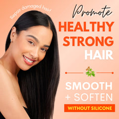 PureRootss coconut conditioner bar moisturizing hair during use.