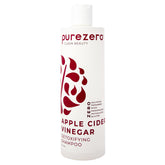 Purezero Apple Cider Vinegar Detox Shampoo bottle showing balanced scalp and clean hair routine.