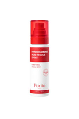 Purito acide hypochloreux brume visage : rafraîchit et purifie en douceur.