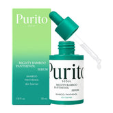 Purito Mighty Bamboo Panthenol Serum bottle close-up showing hydration boost