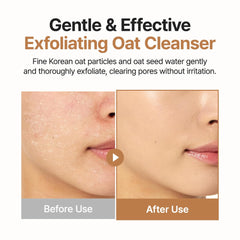 Purito cleanser close-up shows creamy mud texture for gentle exfoliation
