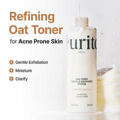 Purito Oat PDRN Toner texture close-up showing quick absorption