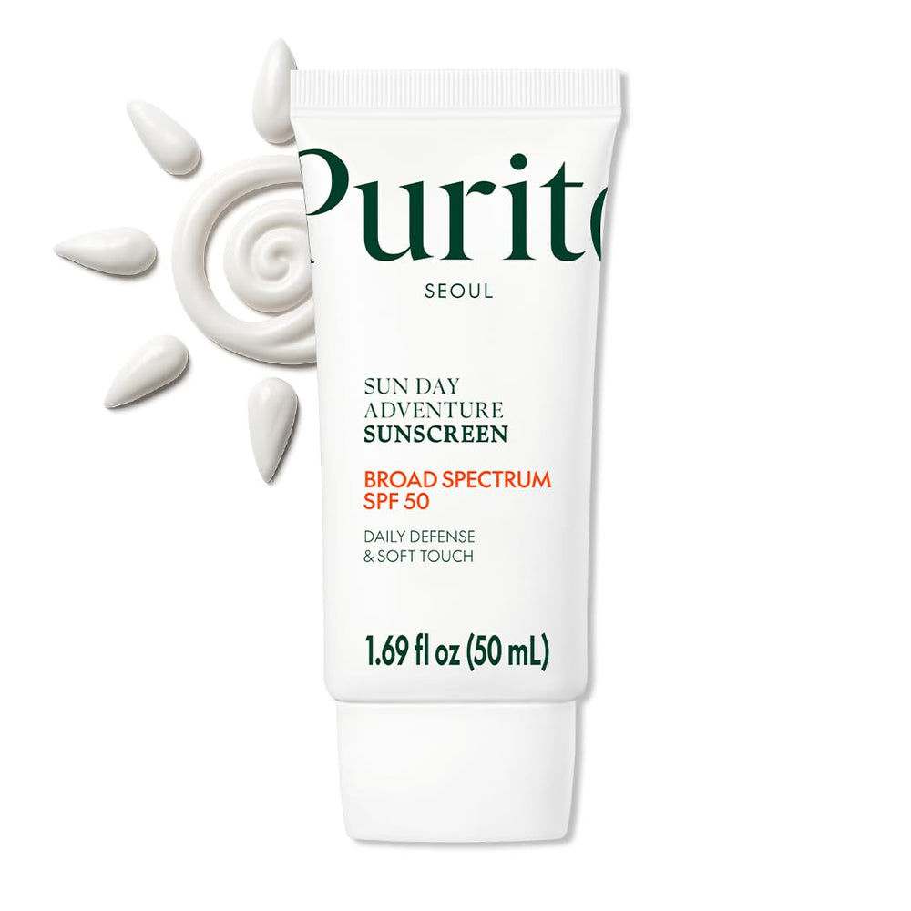 PURITO sunscreen SPF 50 with ultra-smooth texture for daily glide