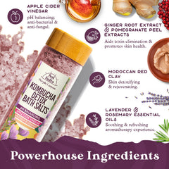 Purple Canyon SolSalts apple-cider-vinegar blend supports skin refreshment during soak