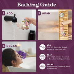Purple Canyon SolSalts kaolin clay supports gentle cleansing and softness.