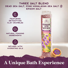 Purple Canyon SolSalts detox salts texture suggests a spa-like detox with mineral-rich blend