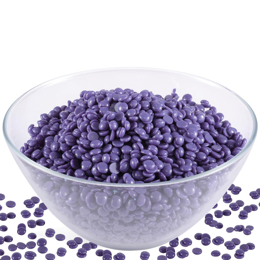 PURPLESKY hard wax beads bulk 5lbs for efficient home waxing on coarse hair