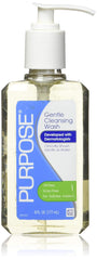 Purpose Gentle Cleansing Wash bottle 6 oz, soap-free formulation for gentle cleansing.