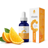 Pursonic Vitamin C Serum bottle pour enables easy daily application for even tone.